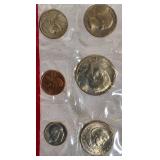 1979 Uncirculated Set from the Philadelphia and Denver Mints, which includes a dollar coin.