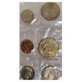 1979 Uncirculated Set from the Philadelphia and Denver Mints, which includes a dollar coin.