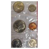 1979 Uncirculated Set from the Philadelphia and Denver Mints, which includes a dollar coin.