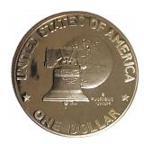 Ike Dollar from the S Mint Set. It is in excellent condition and ready for grading. Type 1.