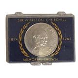 1965 Tribute Coins honoring Winston Churchill, the heroic figure of Great Britain.
