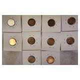 Wheat pennies! Perfect addition to your collection, featuring various years and mints.