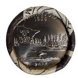 Uncirculated mint roll of Minnesota state quarters from the Denver Mint. Price: $10.00.