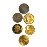 A Great Collection of Quality Tokens: Including Bitcoin, The Donald, Washington, and more.