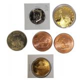 Here is a great collection of quality tokens and fine copper rounds. You will find an impressive set of coins!