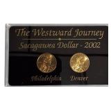 2002 Sacagawea Coins: Westward Journey Commemoratives from the P and D mints.
