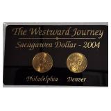 2004 Sacagawea Coins: Westward Journey Commemoratives from the P and D mints.