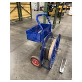 ULine Strapping Cart and strapping tool