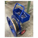 ULine Strapping Cart and strapping tool