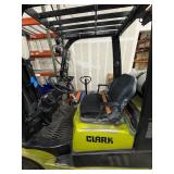 Clark C25C forklift. Hours: 8379