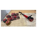 Bauer Corded Surface Conditioning Tool 20104E-B, plus 8 Grit Finishing Drums