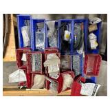 (2) pallets of hardware, foam backer rods, metal stiffener bars, and Novacel support brackets and more