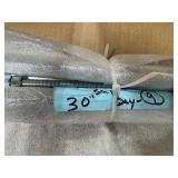 (2) pallets of hardware, foam backer rods, metal stiffener bars, and Novacel support brackets and more