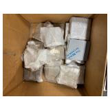 (2) pallets of hardware, foam backer rods, metal stiffener bars, and Novacel support brackets and more