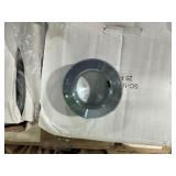 (2) pallets of hardware including cabinet hinge components, shaft collars and more