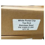 (2) pallets of adhesive clips