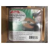 Pallet of spray paint, WD40, compressor oil, metal tape hardware, electrical box and fasteners