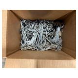 Pallet of spray paint, WD40, compressor oil, metal tape hardware, electrical box and fasteners