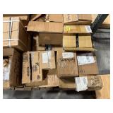 Pallet of hardware: Amerock, Blum, Accuride, cabinet hardware and more.