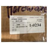 Pallet of hardware: Amerock, Blum, Accuride, cabinet hardware and more.