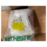 Pallet of Hardware, PVC Couplers, threaded rods, machine screws, and more