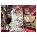 Pallet of Hardware, PVC Couplers, threaded rods, machine screws, and more
