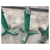 (3) Adjustable V-head Pipe Roller Stands