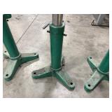 (3) Adjustable V-head Pipe Roller Stands
