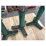 (3) Adjustable  V-head Pipe Roller Stands