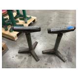 (2) Flat-head Roller Stands