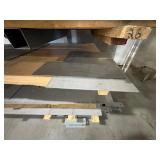 Metal sheets of assorted sizes, some of the larger sheets are 10’ x 5’.
