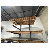 Metal sheets of assorted sizes, some of the larger sheets are 10’ x 5’.