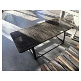 Rolling table with granite top 54” x 22”