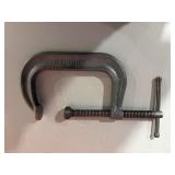 (4) C-clamps: Hargrave 408 8 1/4", Hargrave 406 6", Talaria 1264 8"