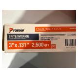 Paslode and PneuFast Framing nails, Festool scraper