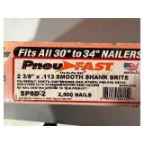 Paslode and PneuFast Framing nails, Festool scraper