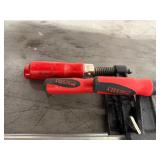 Rockler Wood hand screw clamps, Tool Shop Wood hand screw clamps, Bessey F-style clamps