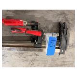 Rockler Wood hand screw clamps, Tool Shop Wood hand screw clamps, Bessey F-style clamps