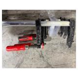 Rockler Wood hand screw clamps, Tool Shop Wood hand screw clamps, Bessey F-style clamps