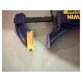 Irwin Quick Grip Clamps, Dewalt Clamp, Tool Shop Clamps