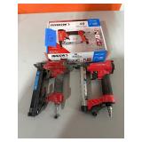 (2) Arrow PT50 Oil-Free Pneumatic Staple Guns