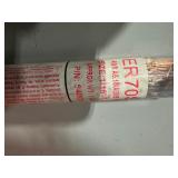 Miller welding helmet, hex keys, Radnor carbon steel TIG rods, 5/16"x3ft weld rods