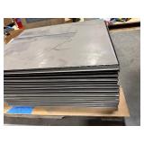 Pallet:metal shelves, copper adapters, steel wire, leveling feet, springs, hydraulic hose, oil catcher, tool box, 1/2" ball valve