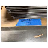 Pallet:metal shelves, copper adapters, steel wire, leveling feet, springs, hydraulic hose, oil catcher, tool box, 1/2" ball valve