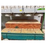 Sheets of plywood (37) 8’x18 ½”; (64) 8’ x 4