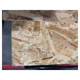 Sheets of plywood (37) 8’x18 ½”; (64) 8’ x 4