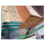 Sheets of plywood (37) 8’x18 ½”; (64) 8’ x 4