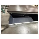 Side--by-side horizontal 2-drawer Filing cabinet under a one piece countertop L 7’ x H 28” x D 23 ½”