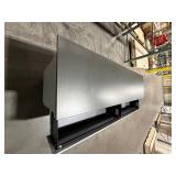 Side--by-side horizontal 2-drawer Filing cabinet under a one piece countertop L 7’ x H 28” x D 23 ½”