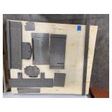 Steel plates. Solid steel bar.